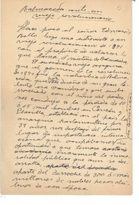 Balmaceda ante un viaje revolucionario