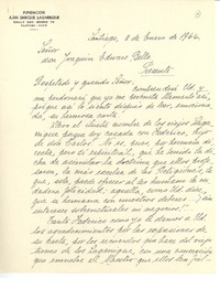 [Carta] 1964 ene. 8, Santiago, Chile [a] Joaquín Edwards Bello
