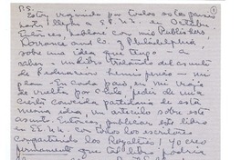 [Carta] c.1946, [Managua, Nicaragua] [a] Joaquín Edwards Bello