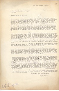 [Carta] 1961 ago. 3, Santiago, Chile [a] Joaquín Edwards Bello