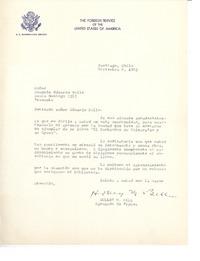 [Carta] 1965 dic. 6, Santiago, Chile [a] Joaquín Edwards Bello