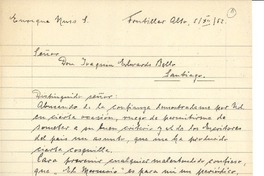 [Carta] 1952 dic. 5, Frutillar, Chile [a] Joaquín Edwards Bello