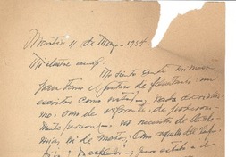 [Carta] 1954 mar. 11, Santiago, Chile [a] Joaquín Edwards Bello