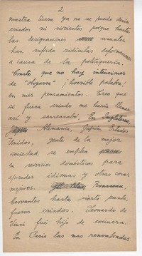 [En nuestra tierra ya no se puede decir criados...]