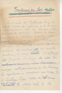 Sadismo en los mitos