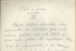 Chile en frases II