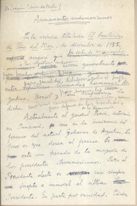 Armamentos sudamericanos