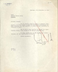 [Carta] 1959 noviembre 18, Santiago, [Chile] [a] Joaquín Edwards Bello