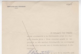 [Carta] 1959 noviembre 18, Santiago, [Chile] [a] Joaquín Edwards Bello