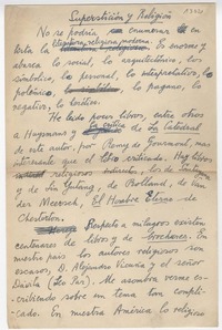 Superstición y religión