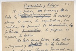 Superstición y religión