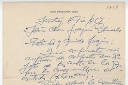 [Carta] 1957, diciembre 6, Santiago, [Chile] [a] Joaquín Edwards Bello