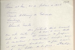 [Carta] 1968 febrero 22, Viña del Mar, [Chile] [a] Marta Albornoz