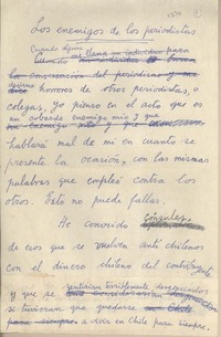 Los enemigos de los periodistas