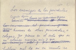 Los enemigos de los periodistas