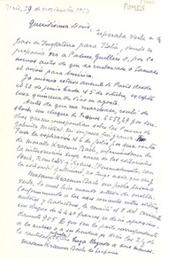 [Carta] 1962 nov. 29, París, Francia [a] Doris Dana