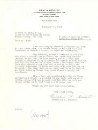 [Carta] 1957 feb. 11, New York [a] Rich Michael F., New York