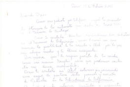 [Carta] 2003 feb. 19, Recreo, Chile [a] Doris Dana, [Florida]