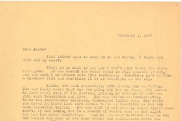 [Carta] 1957 feb. 1, [New York] [a] Alone, [Santiago de Chile]