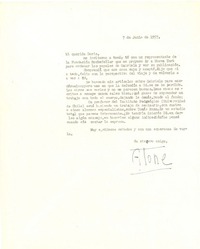 [Carta] 1957 jun. 7, [Santiago, Chile] [a] Doris Dana, [New York]