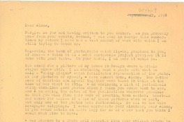 [Carta] 1958 oct. 9, [New York] [a] Alone, [Santiago de chile]