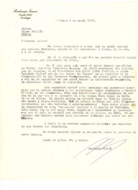 [Carta] 1957 mar. 2, Santiago, Chile [a] Palma Guillén de Nicolau, México