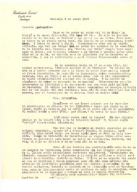 [Carta] 1958 ene. 8, Santiago, Chile [a] Doris Dana, [New York]