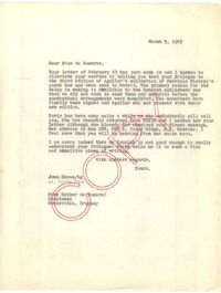 [Carta] 1965 mar. 5, [New York] [a] Esther de Cáceres, Montevideo, Uruguay