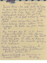 [Carta] 1966 mar. 27, [Montevideo, Uruguay] [a] Doris Dana, [New York]