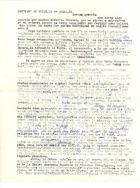 [Carta] 1981 jul. 15, Santiago, Chile [a] Doris Dana, [New York]