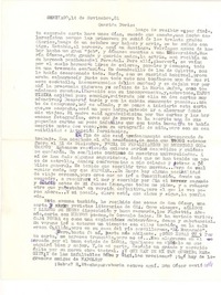 [Carta] 1981 nov. 14, Santiago, Chile [a] Doris Dana, [New York]