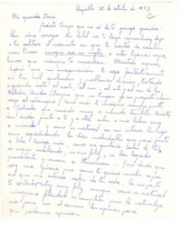 [Carta] 1953 oct. 30, Rapallo, [Italia] [a] Doris Dana, [New York]