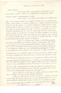 [Carta] 1954 abr. 23, Rapallo, [Italia] [a] Doris Dana, [New York]