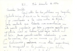 [Carta] 1954 dic. 8, New Orleans [a] Doris Dana, [New York]