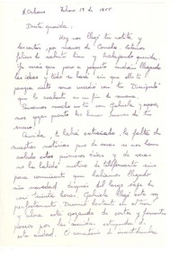 [Carta] 1955 feb. 19, New Orleans [a] Doris Dana, [New York]