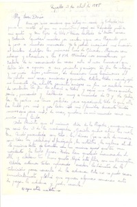 [Carta] 1955 abr. 3, Rapallo, [Italia] [a] Doris Dana, [New York]