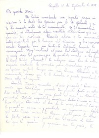 [Carta] 1955 sep. 15, Rapallo, [Italia] [a] Doris Dana, [New York]