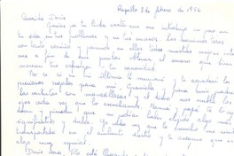 [Carta] 1956 feb. 2, Rapallo, [Italia] [a] Doris Dana, [New York]