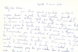 [Carta] 1956 ene. 5, Rapallo, [Italia] [a] Doris Dana, [New York]