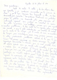 [Carta] 1956 feb. 22, Rapallo, [Italia] [a] Doris Dana, [New York]