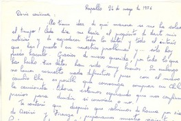 [Carta] 1956 may. 26, Rapallo, [Italia] [a] Doris Dana, [New York]