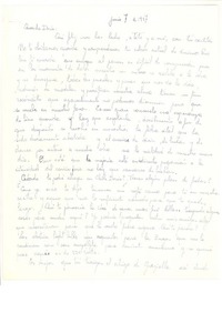 [Carta] 1957 jun. 7, [Valparaíso], [Chile] [a] Doris Dana, [New York]