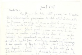 [Carta] 1957 jun. 7, [Valparaíso], [Chile] [a] Doris Dana, [New York]