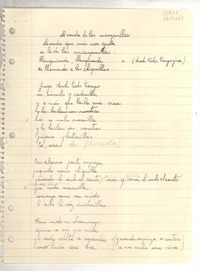 La ronda de las manzanillas