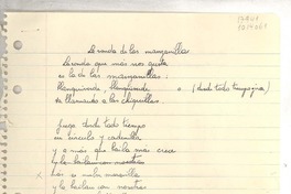 La ronda de las manzanillas