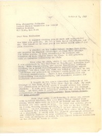 [Carta] 1957 oct. 15, New York [a] Doris Dana, New York
