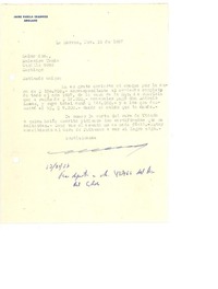 [Carta] 1957, nov. 13, La Serena, Chile [a] Radomiro Tomic, Santiago