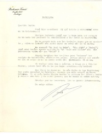 [Carta] 1954, dic, 17, Santiago, Chile [a] Doris Dana, [New York]