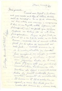 [Carta], 1962 ene. 31, México [a] Doris Dana, [New York]