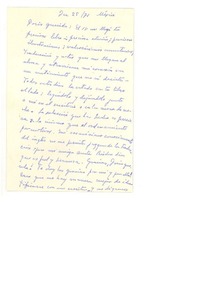 [Tarjeta], 1971 dic. 25, México [a] Doris Dana, [New York]